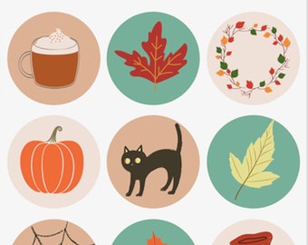 15 Fall Instagram Highlight Icons