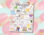 Weekend Self-Care Checklist, Routine Planner, Habits (Digital Download)