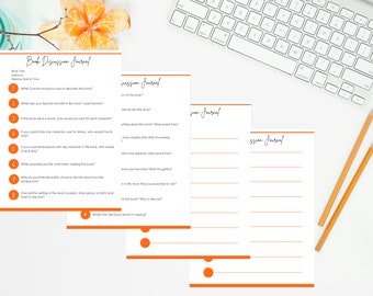 book club printable etsy