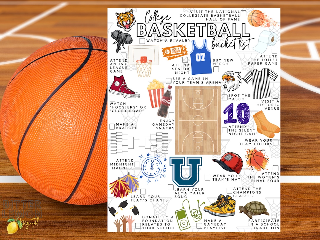 College Basketball Bucket List: Fan To-do List (PDF Download)