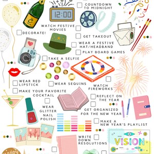 Printable New Year's Bucket List New Year's To-do List - Etsy
