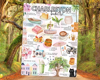 Printable Charleston Bucket List: South Carolina To-Do List (PDF)