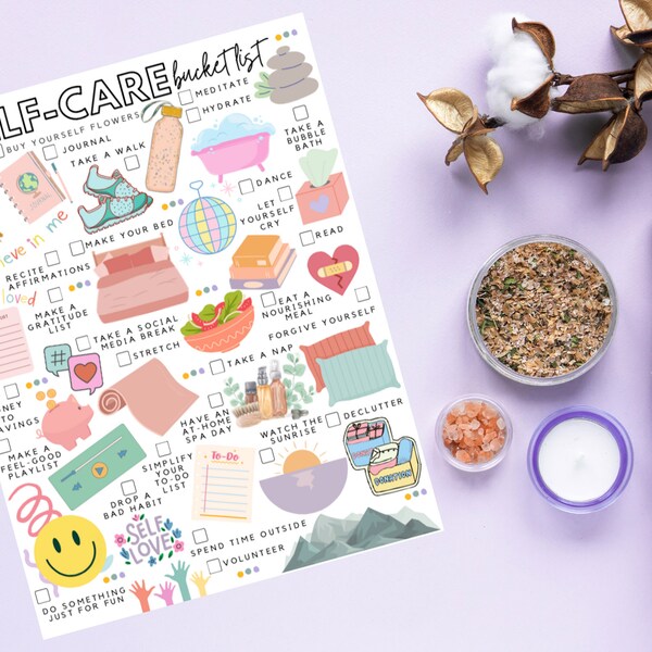 Self Care Printables - Etsy