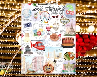 Printable Las Vegas Bucket List: Nevada To-Do Activities (PDF)