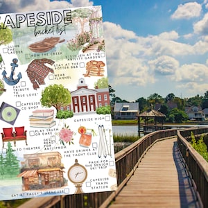 Printable Capeside Bucket List | Capeside to-do List