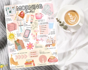 Printable Morning Checklist | Morning Routine To-do List