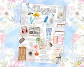 Spring Cleaning Checklist Printable | Deep House Clean List PDF