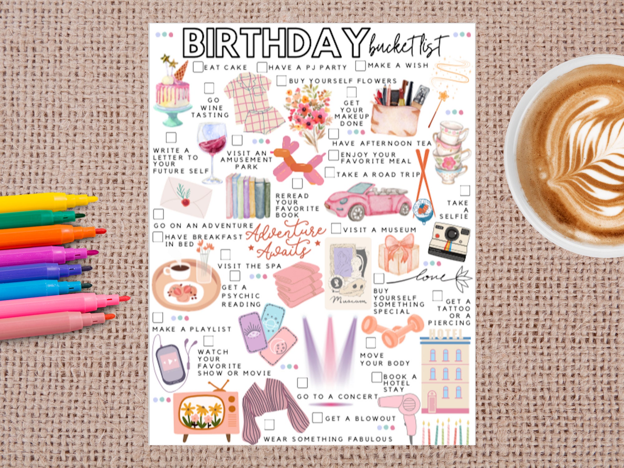 Birthday list ideas discount