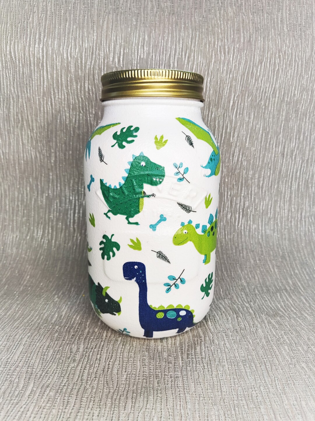 Dinosaur Money Jar Christmas Dinosaur Gift Birthday Gift Etsy