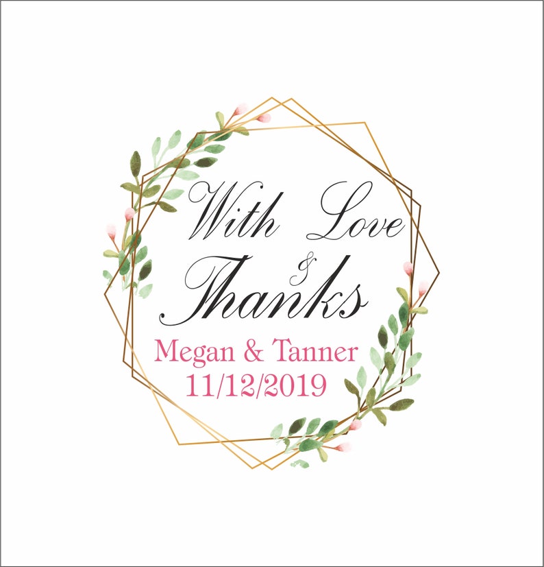 Thank You For Coming Stickers /Wedding Welcome Box Favor image 0