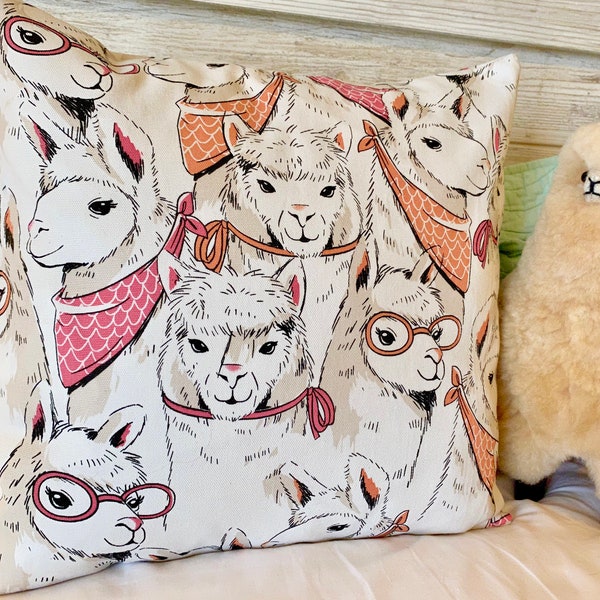 Llama Pillow Etsy