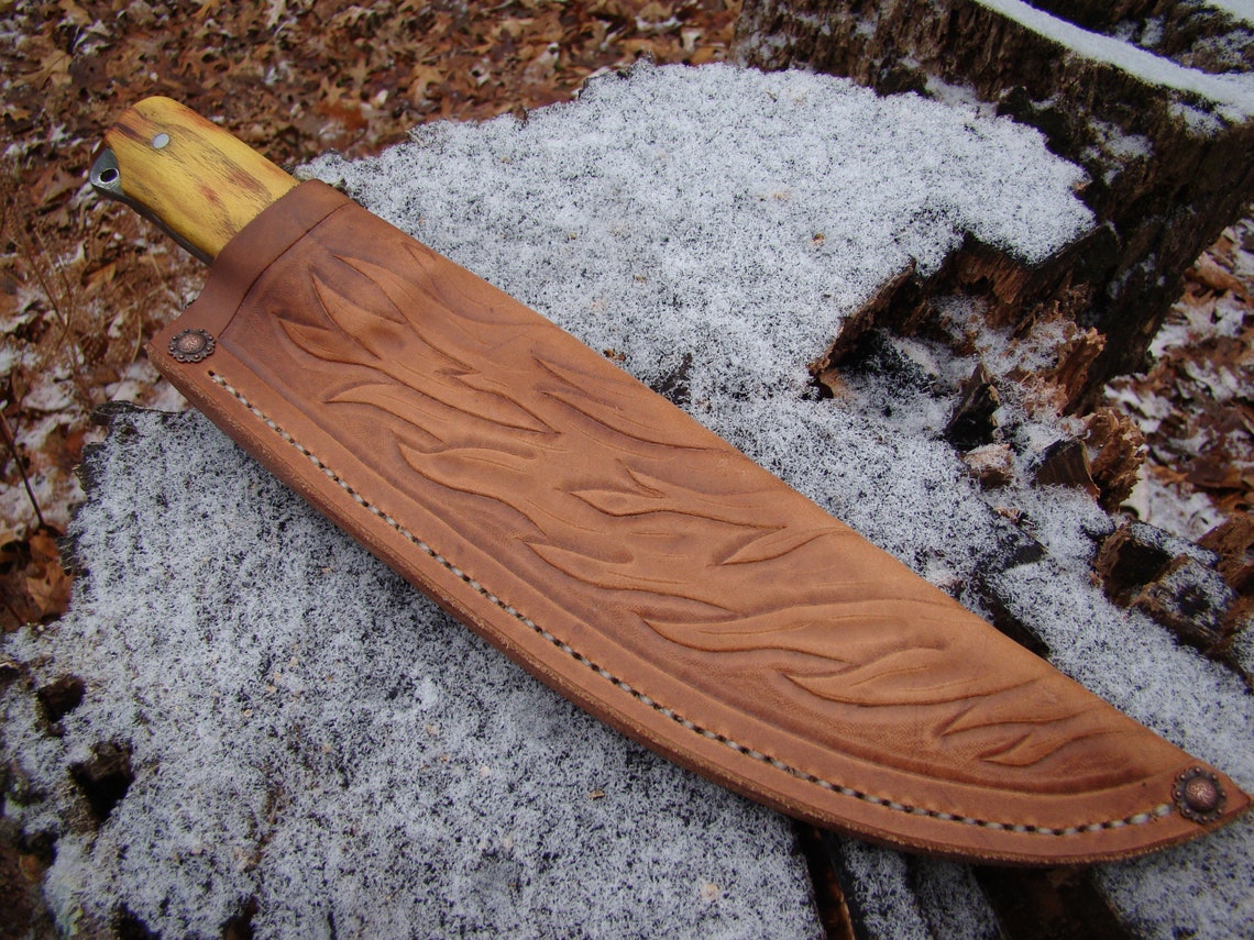 Hand Camp Knife Etsy