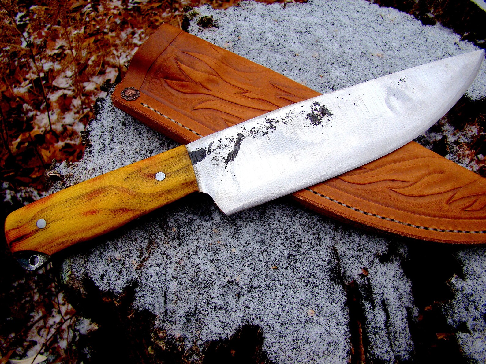 Hand Camp Knife Etsy