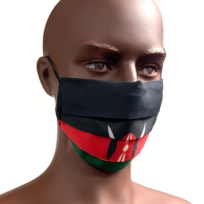 Kenya Face Mask of Nation Protective Mouth Cover Washable Face Etsy