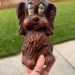 Big Eye Dog Figurine - Etsy