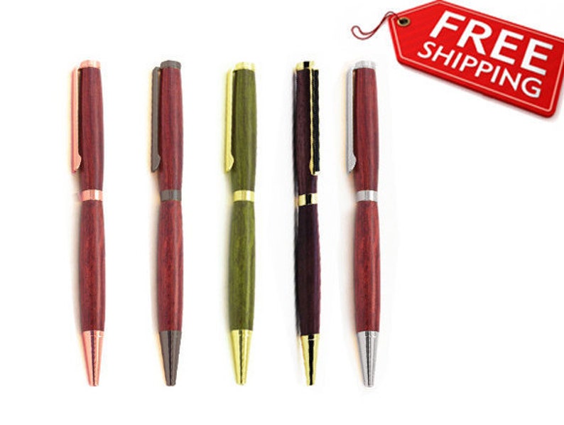 DIY Slimline Pen Kits Woodturning Free Shipping Etsy