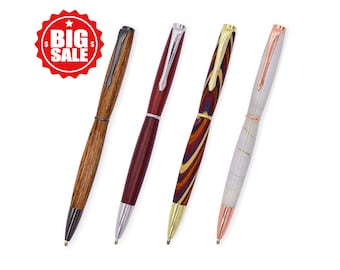 BP526 # Recién llegado, kits de bolígrafos delgados, bolígrafo de madera para hacer torneado de madera