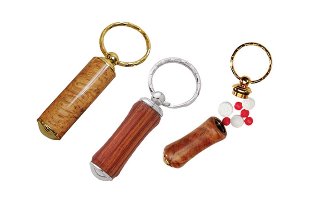 KR49 Secret Compartment Pill Box Key Chain Kits Etsy