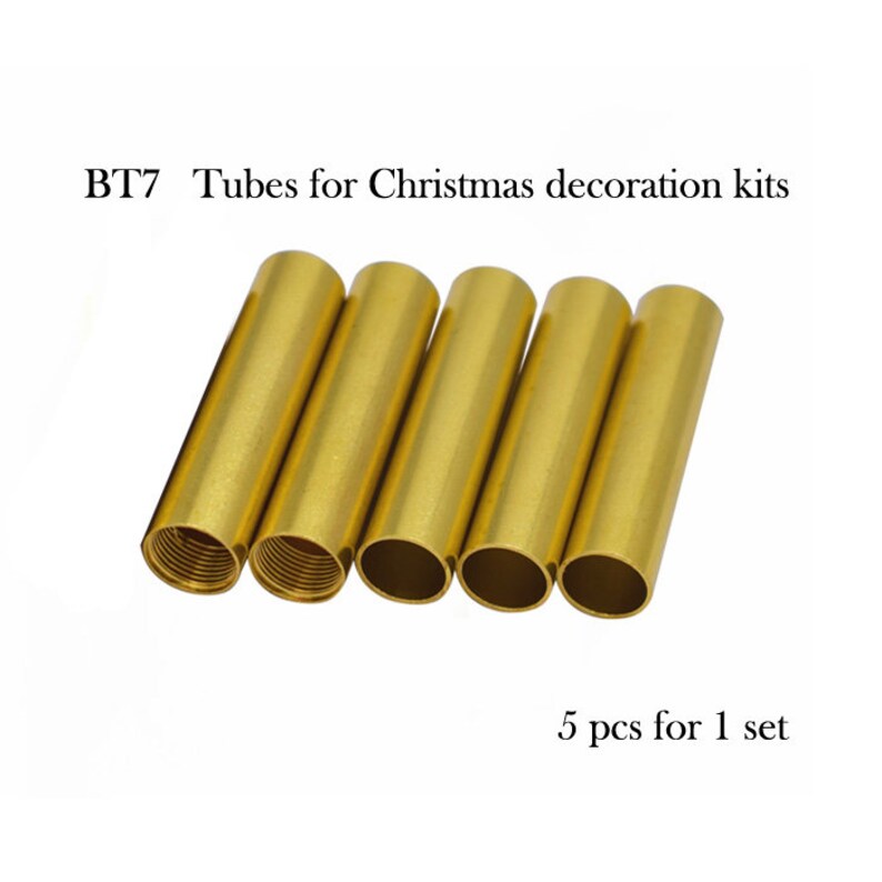 PK7 Christmas Tree Decoration Kits, Ornament Set Tube (5pcs)