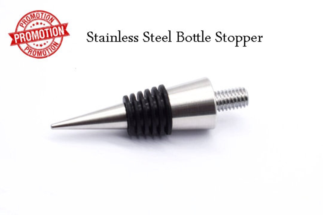 Stainless Steel Bottle Stopper Wood Turning Kits Etsy