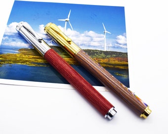 DIY Magnetic Fountain Pen Kits / Rollerball Pen Kits Handmade Woodturning Wood Pens