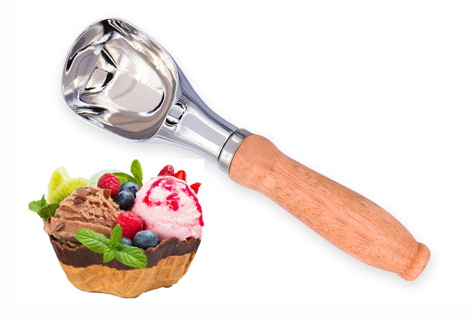 PK482/483/611 Chrome Ice Cream Scoop Kits Ice Cream Etsy