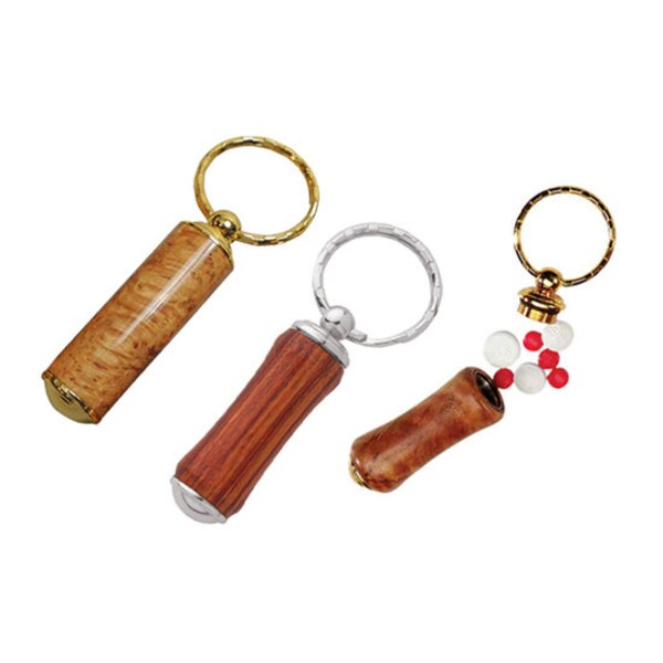 KR49# Secret Compartment Pill Box Key Chain Kits