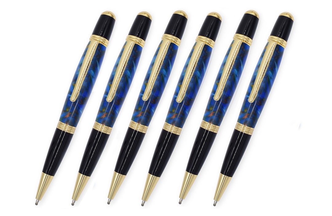 6 Sets Gatsby Twist Pen Kits by Free Shipping Woodturning Etsy