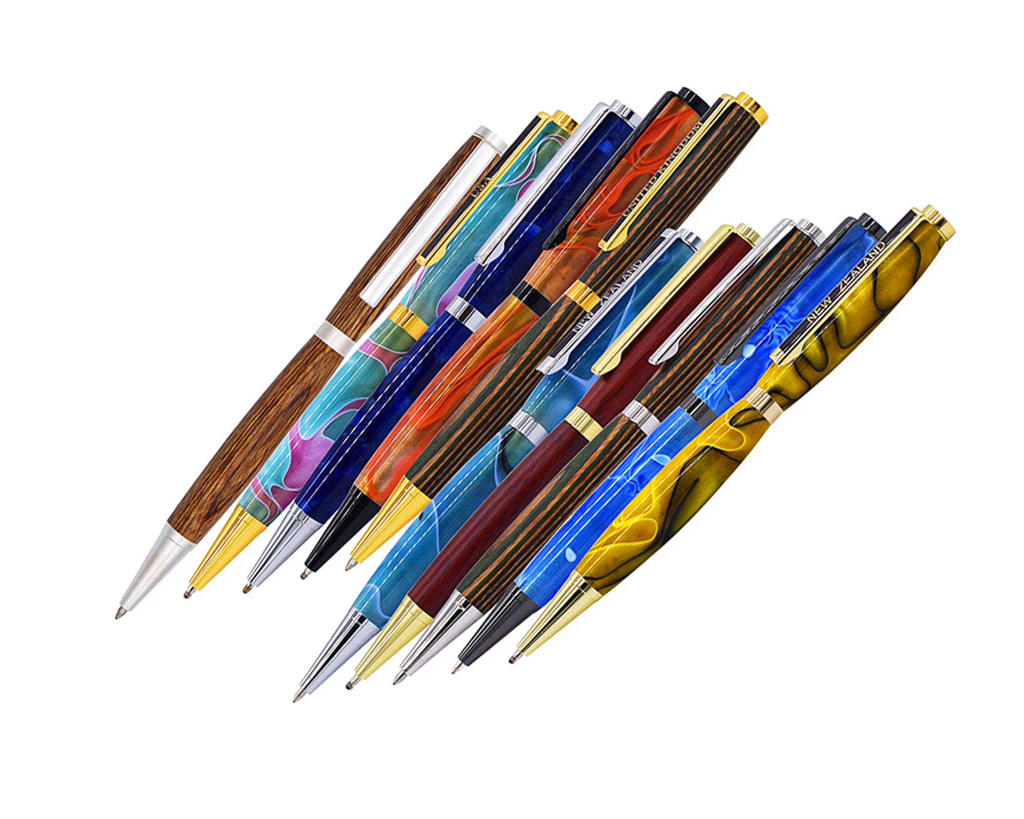 DIY Slimline Pen Kits Woodturning Pen Supplies Woodcradft Etsy Canada