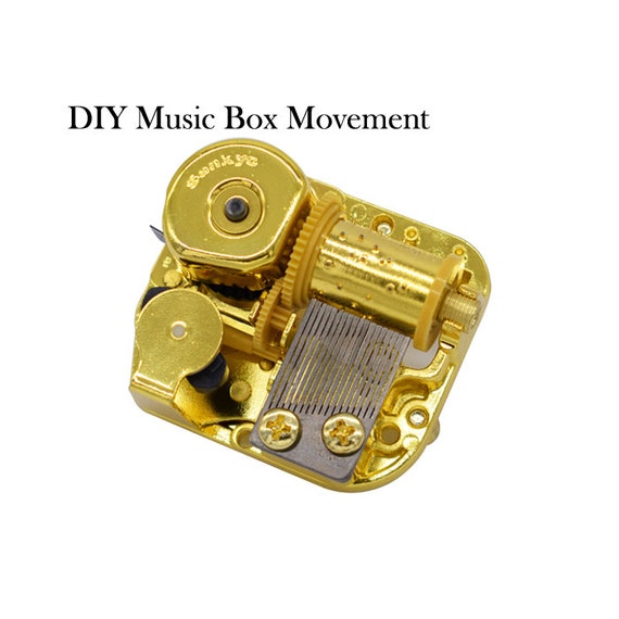 18 Tone Metal Musical Movement Wind Up Mechanism Musix Gifts Box Parts DIY HOT 