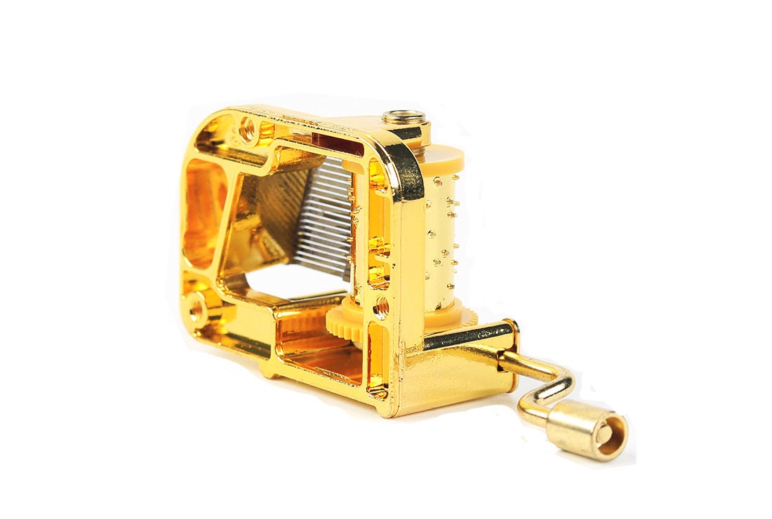 Hand crank music box with 18-note musical mechanism - Item# for this hand  crank music box: LORRAINE .