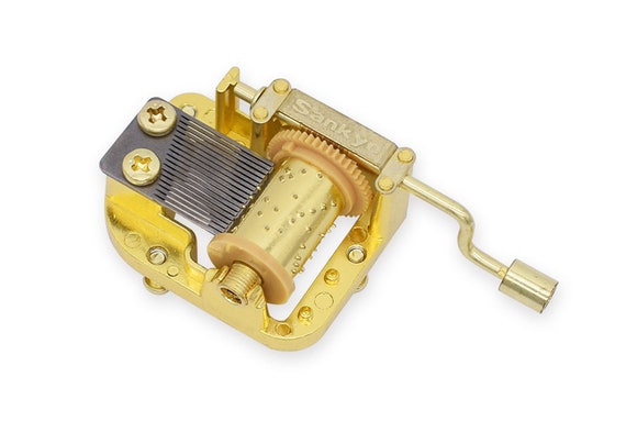 Japanese Sankyo Movement Hand held 18 Tones Music Box Movement