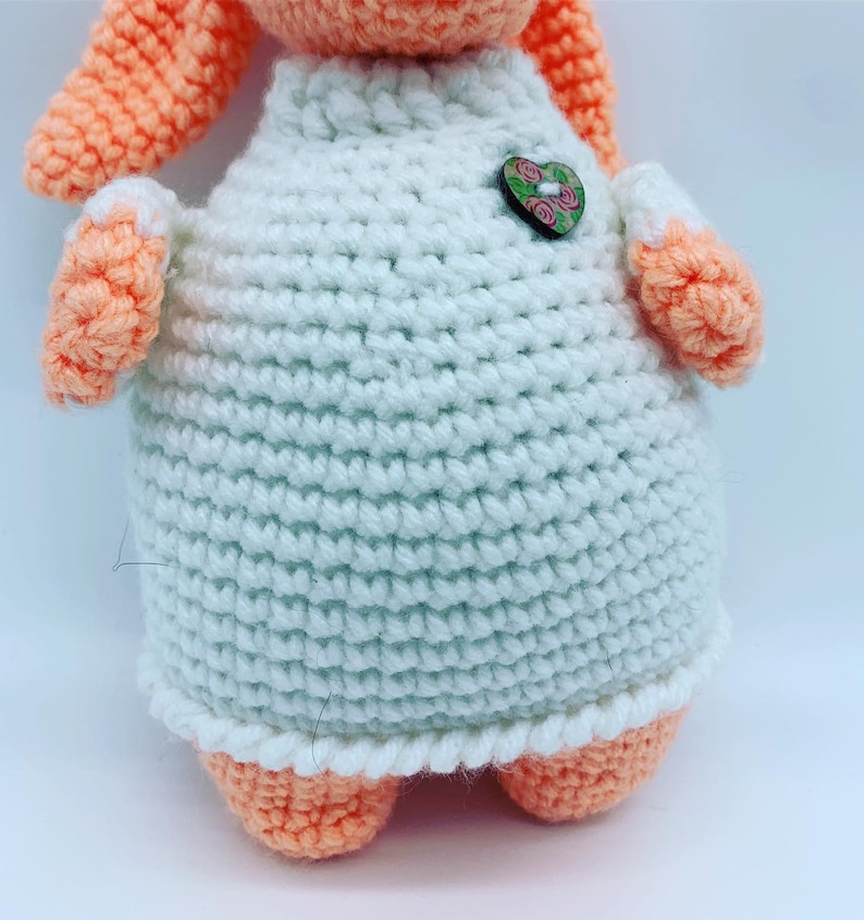 Knitted bunny rabit
