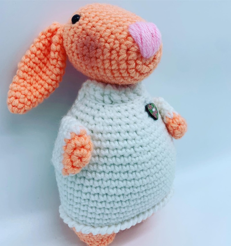Knitted bunny rabit