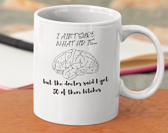 ADHD Mug | ADHD Awareness Coffee Cup | Humor Mug | ADHD Humor Mug | Funny Mug | Mental Health White Mug | 15oz Mug