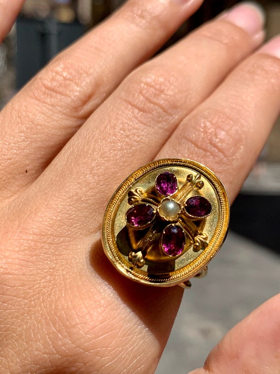 Victorian Gold Dome Ring