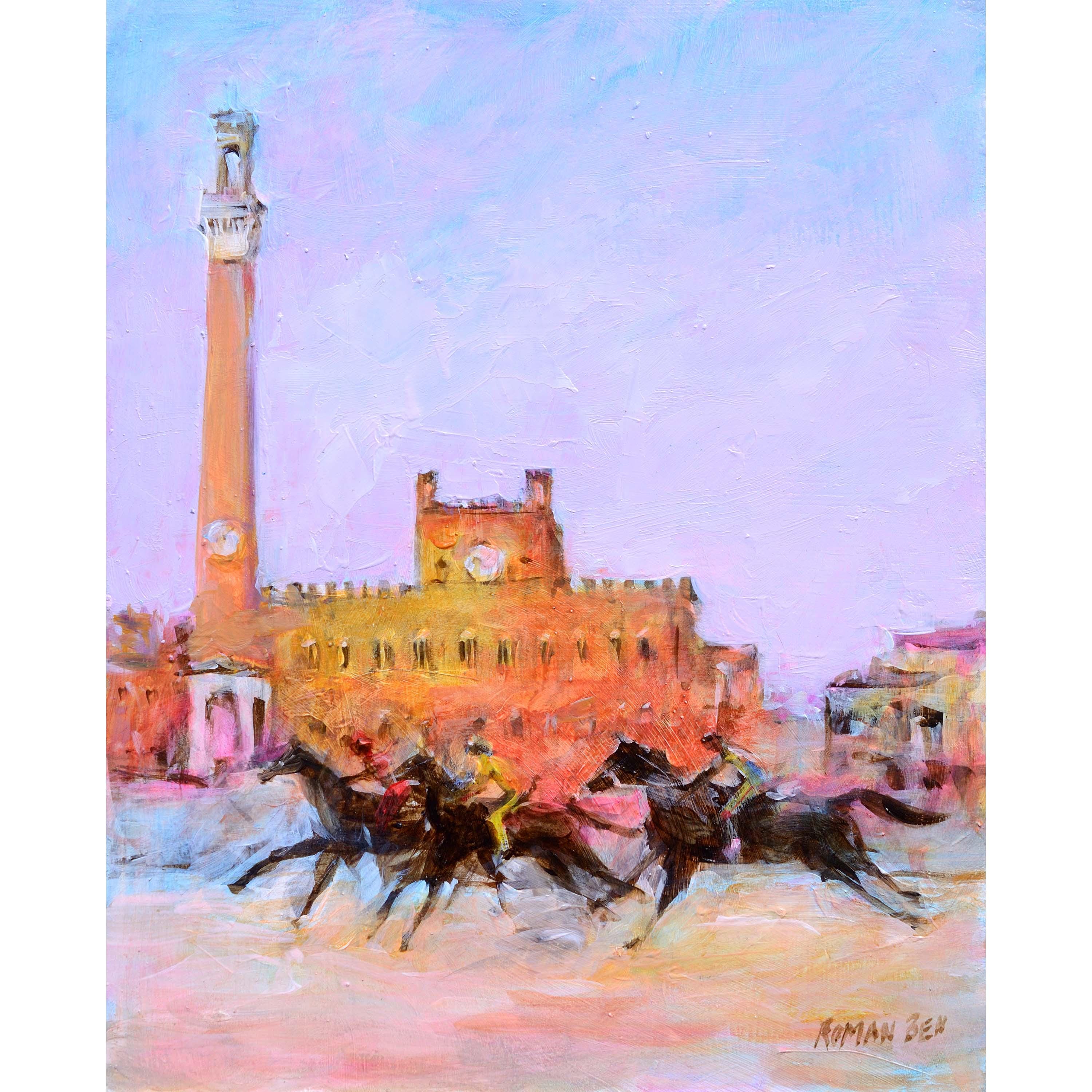 Siena Italy Painting - Etsy
