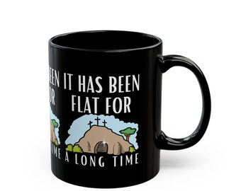 Flat Earth Mug, Funny Conspiracy Theory Gift