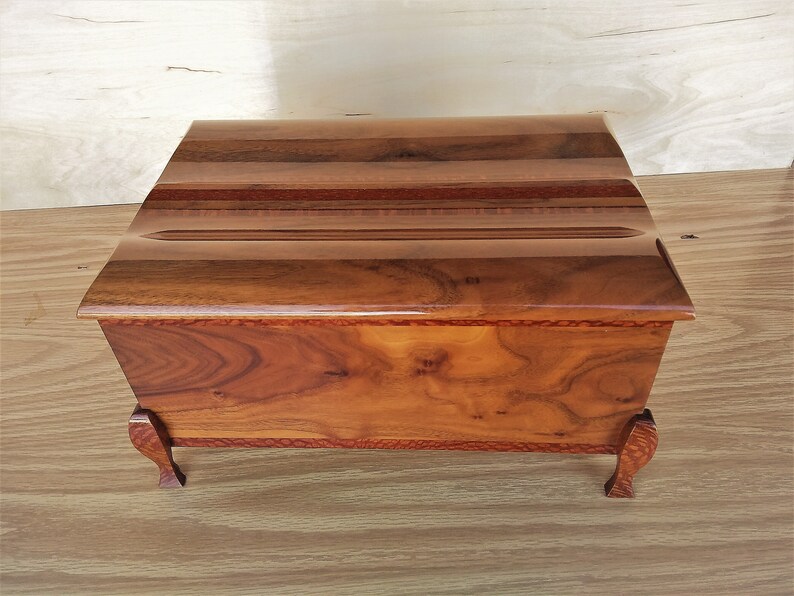 Hand Crafted Wood Keepsake Box Mens Wood Jewelry Box Mens Organizer Handmade Wood Box Jewelry Box Mens Keepsake Box Womens Jewelry Box