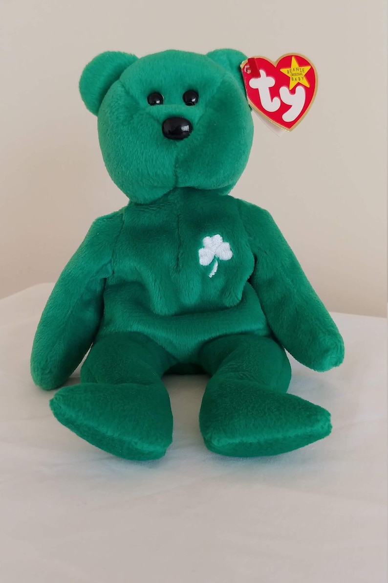 TY Beanie Baby erin the Bear 1997 Mint, RARE With ERRORS Etsy