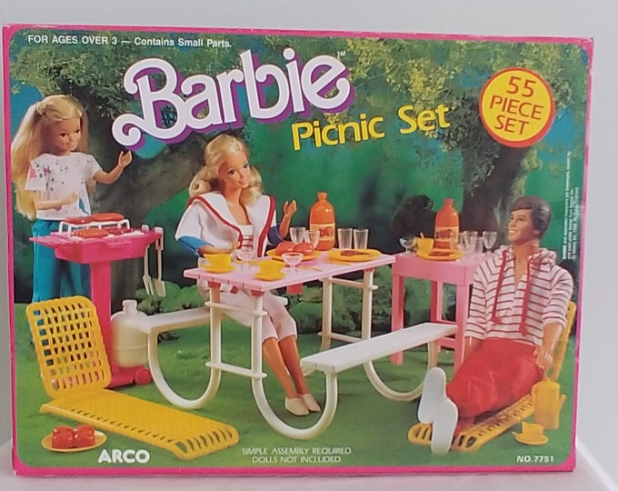 Barbie Picnic Set VINTAGE 1988 Etsy