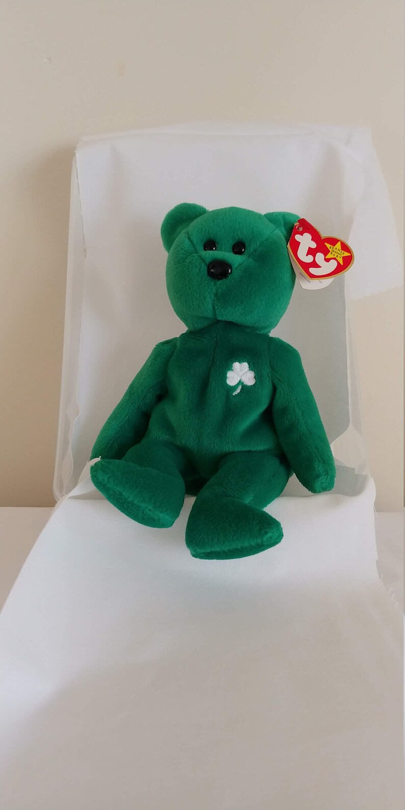 TY Beanie Baby Erin the Bear 1997 Mint RARE with Etsy