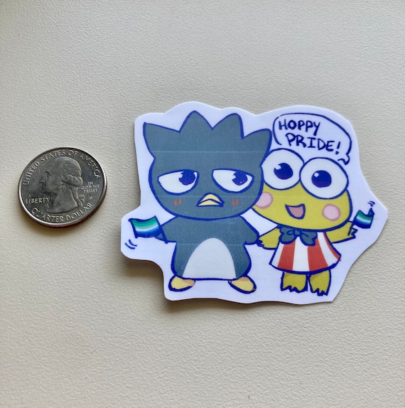 My Melody and Kuromi Pride Sticker + Keroppi and Badtz Maru Pride
