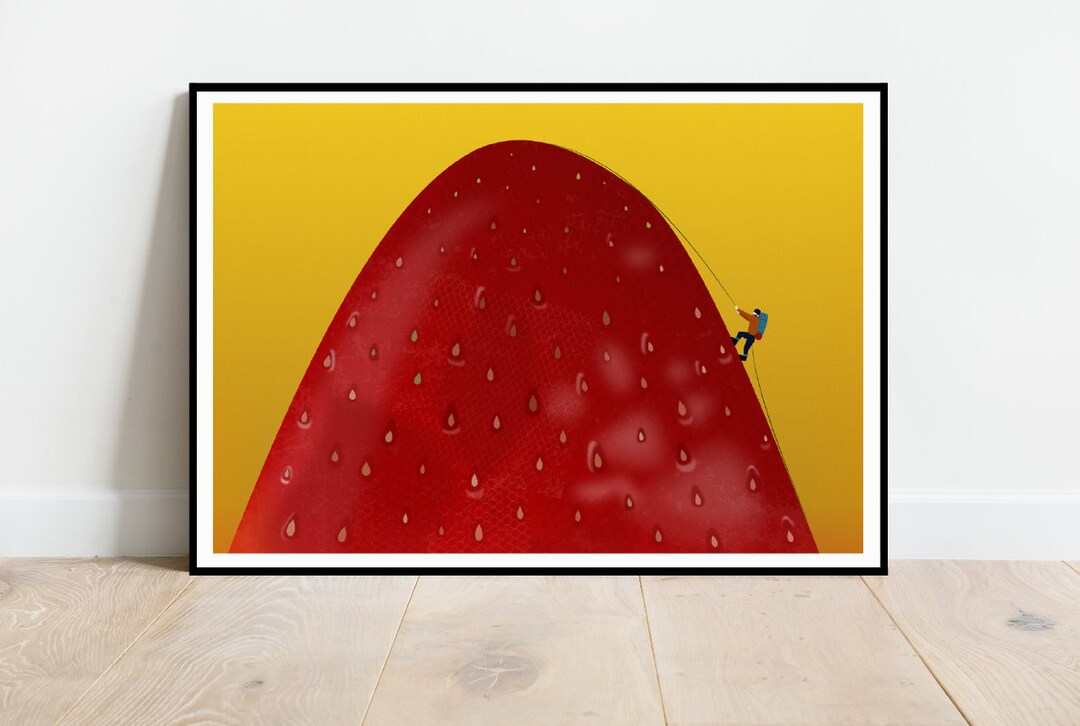Strawberry Mountain Healthy Living Retro Midcentury 1960s Etsy