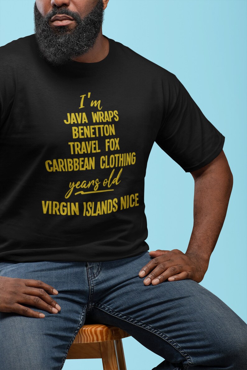Virgin Islands Tshirt St.croix Thomas John Java Wraps Etsy
