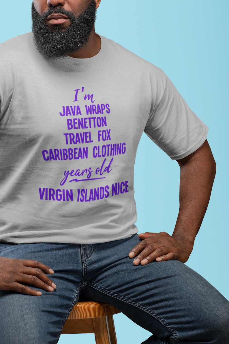 Virgin Islands Tshirt St.croix Thomas John Java Wraps Etsy