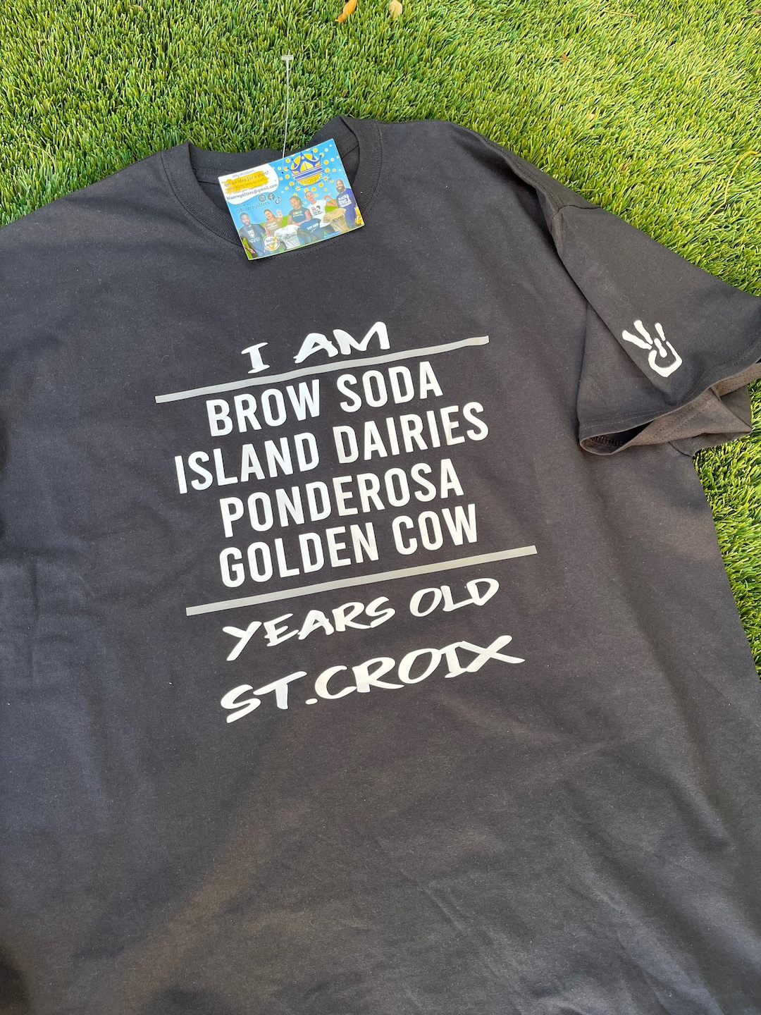Virgin Islands Tshirt St.croix Brow Soda Island Dairies Ponderosa