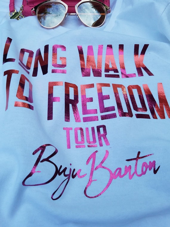 buju banton t shirt long walk to freedom
