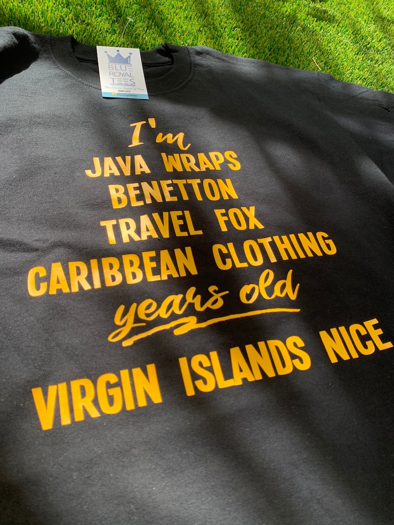 Virgin Islands Tshirt St.croix Thomas John Java Wraps Etsy