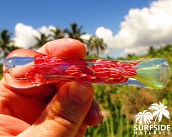 Chillum Pipes | Inside Out | Heavy | Several Colors | Hand Blown | Glass | Sun Coast Organics